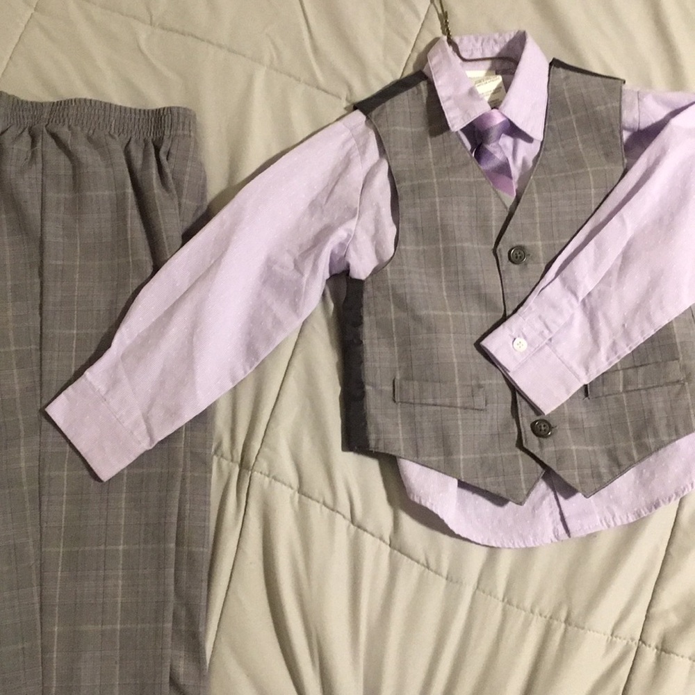 Purple suit